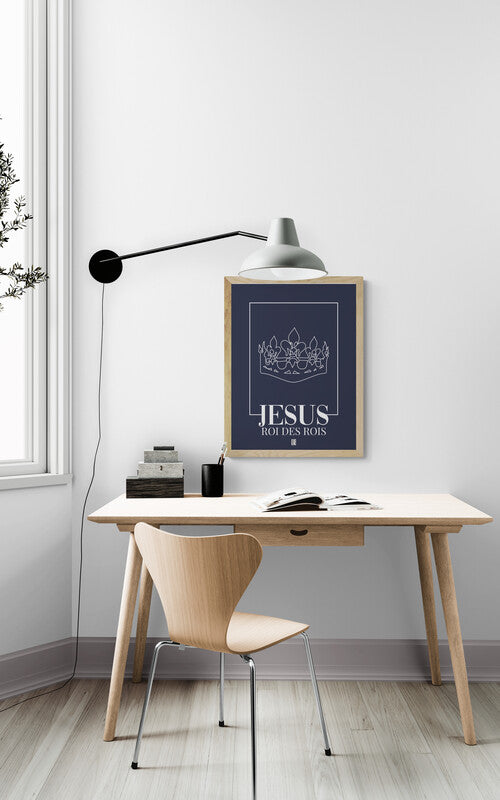 Jésus Roi des rois - Affiche Chrétienne