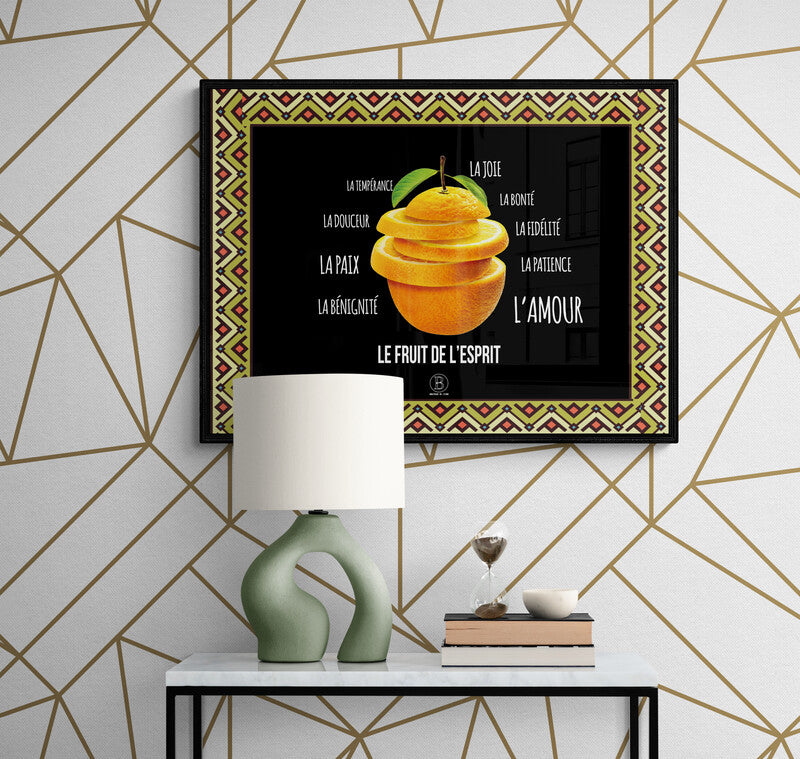Le fruit de l'Esprit - Affiche chrétienne