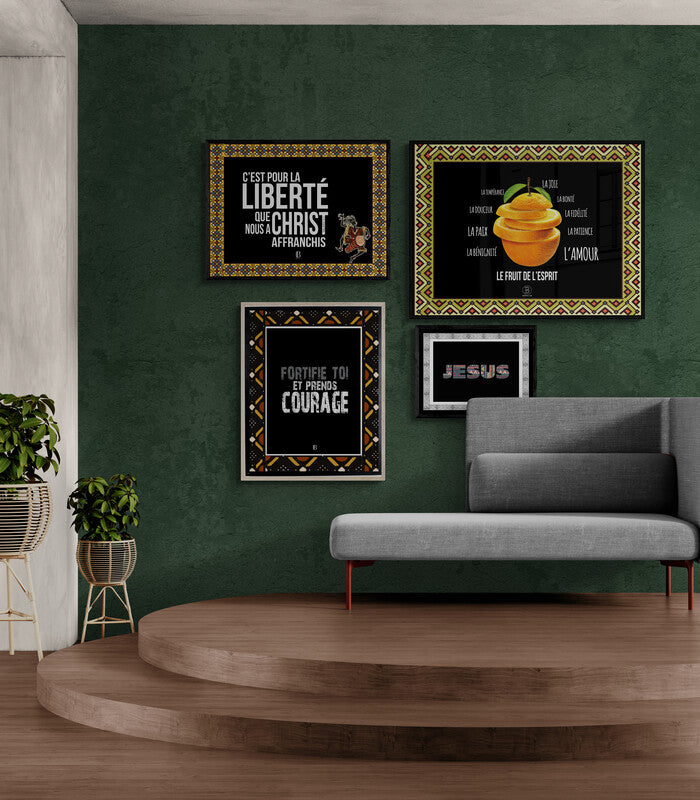 Décoration Chrétienne Aux motifs africains