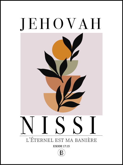 Jehovah Nissi - Affiche Chrétienne