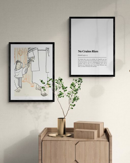 Femme à la Perte de Sang - Affiche chrétienne