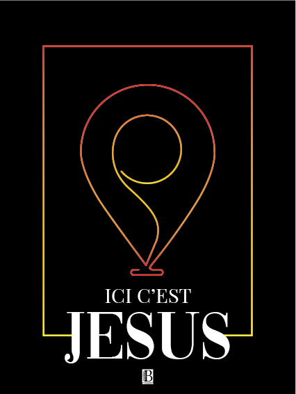 Ici c'est Jésus - Affiche Chrétienne
