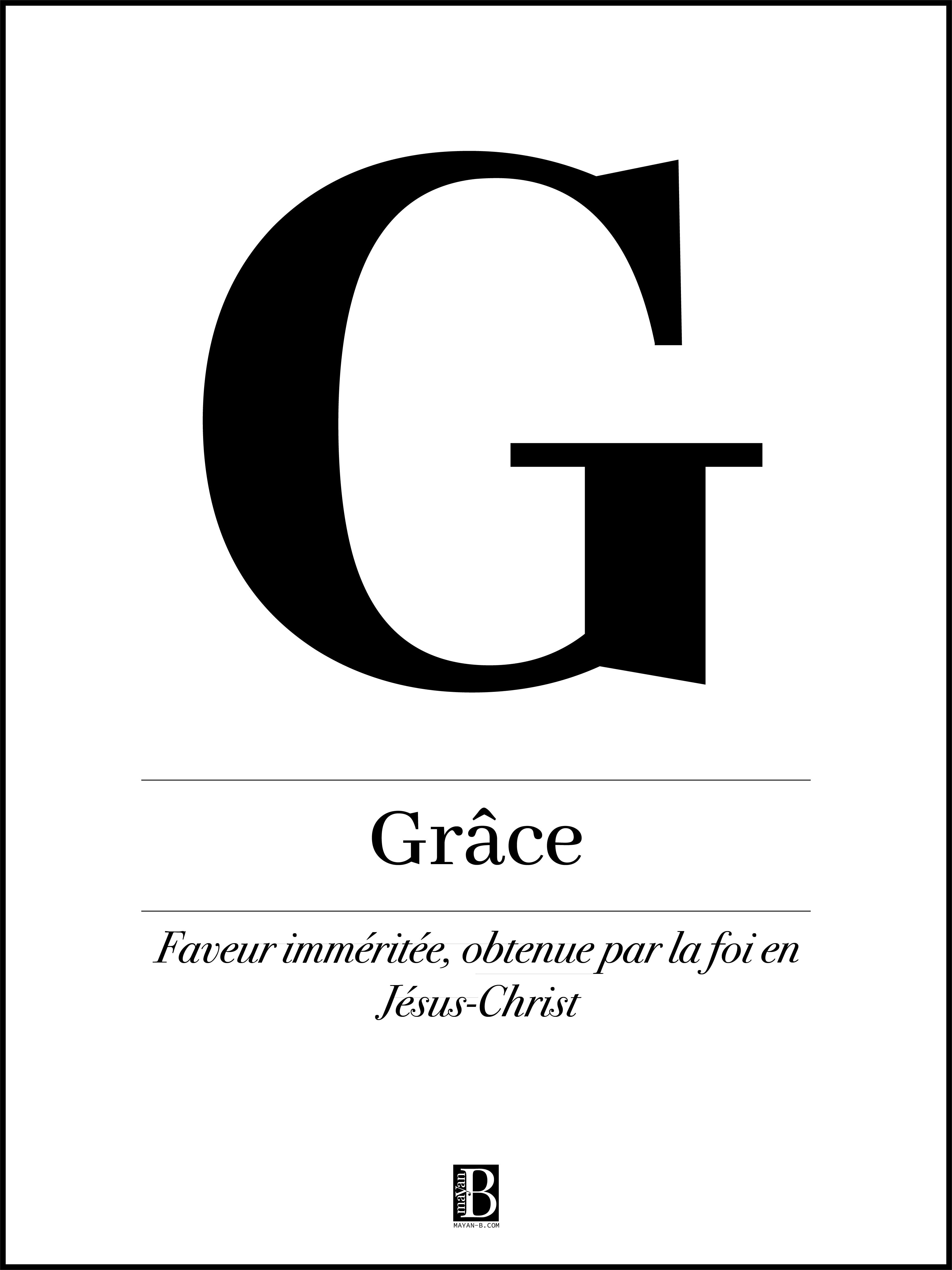 Affiche personnalisable - Lettre et texte