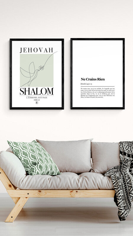 Ne crains rien - Affiche verset biblique