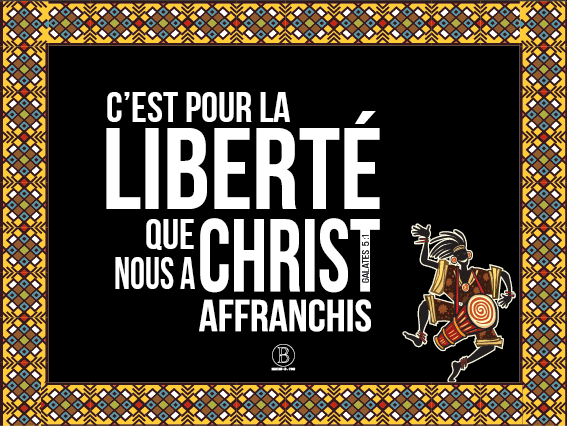 Pour la liberté - Affiche chrétienne