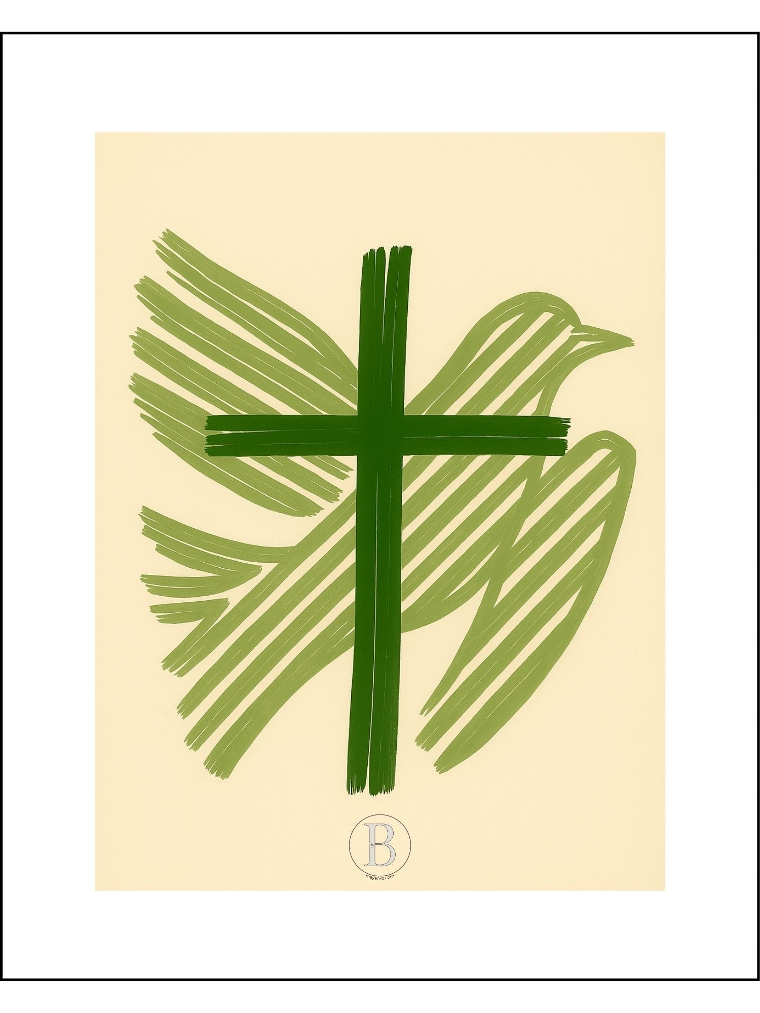 La croix notre foi  - Affiche chrétienne